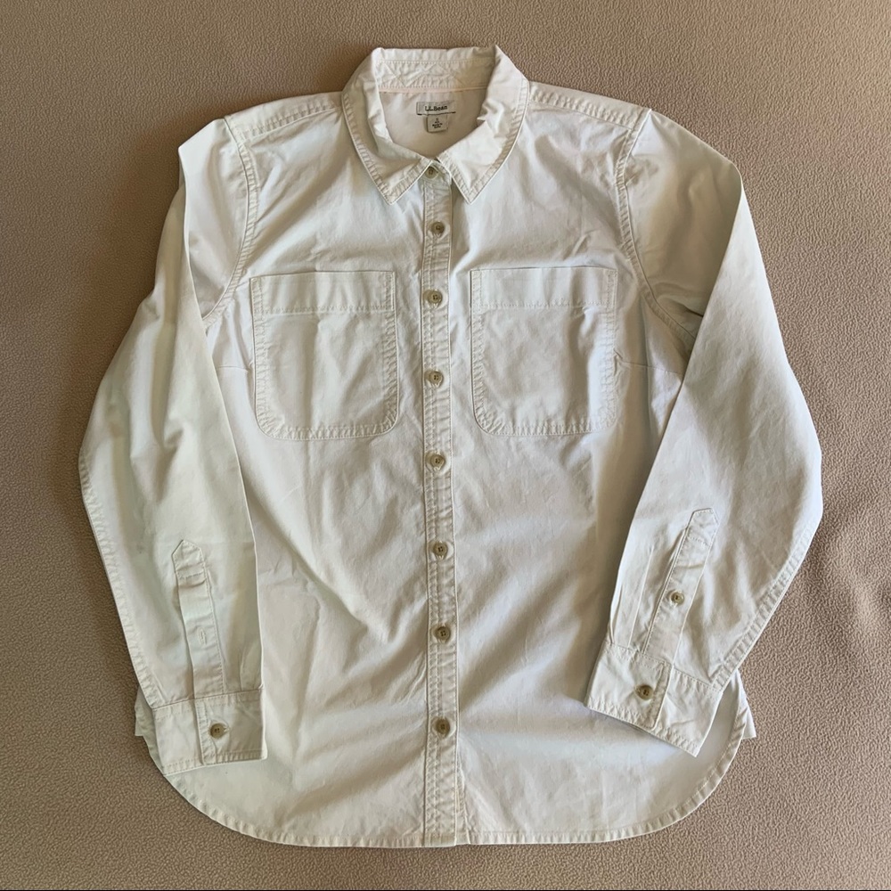 L.L. Bean Used W Oxford Shirt size S